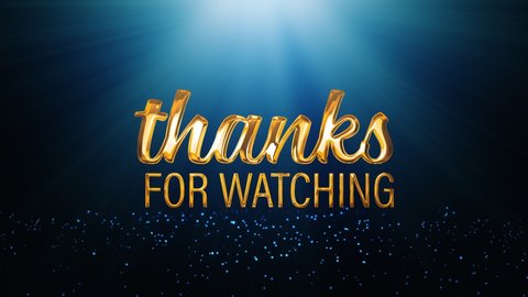 Thanks Watching Stock Video Footage 4k And Hd Video Clips Shutterstock