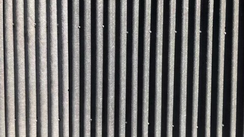 texture of a scrolling pic Corrugated Sheet Fence
