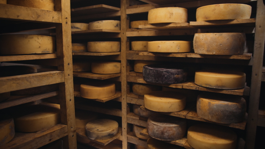 
Manufacture of cheese. Cheese factory. Artisan cheese. Dairy. | Shutterstock HD Video #1067214580
