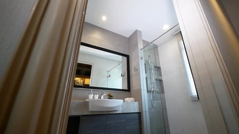 Modern and Stylish Bathroom With Shower Box