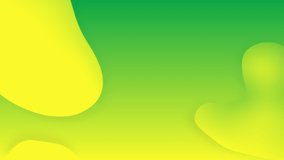 Luscious lime fluid gradient pattern background animation. Abstract background concept fluid dynamic with vivid bright color. Seamless loop motion design, 4K ultra HD video animation.