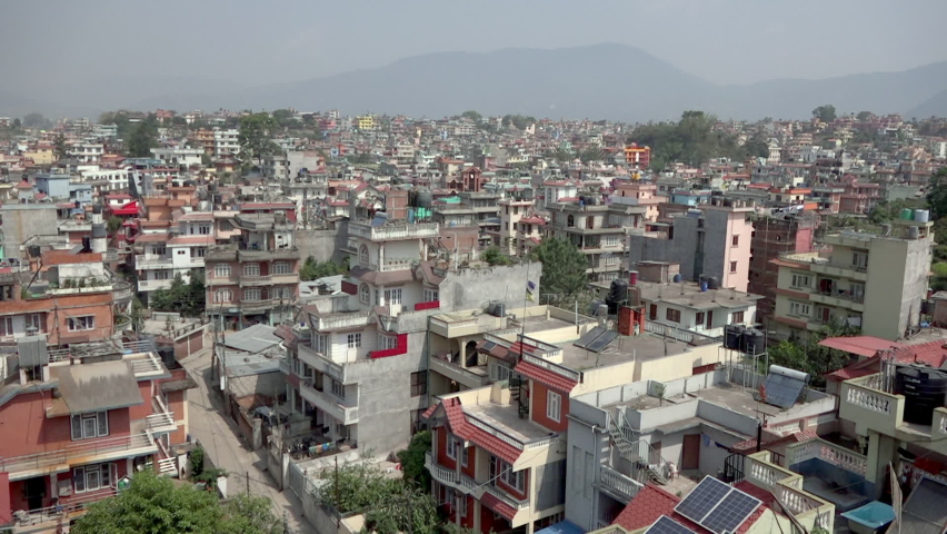 Cityscape with houses, Kathmandu, Bagmati Province, Nepal