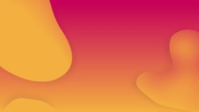 Sanguine fluid gradient pattern background animation. Abstract background concept fluid dynamic with vivid bright color. Seamless loop motion design, 4K ultra HD video animation.