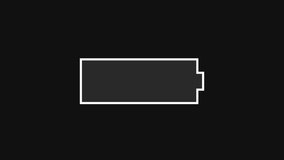Video of Animated Digital Battery Loading