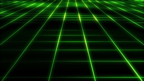 Abstract Technology Grid Background Loop