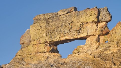 La Fenetre d'Isalo. Rock Stone Window And Arch Formation, Isalo.