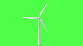 Wind turbines with the green screen background, green screen energy windmill energy Eolic energy, 3d animation of wind power plant rotation. Green screen loop footage
 - Powered by Shutterstock - Get 15% off with code: PIKWIZARD15