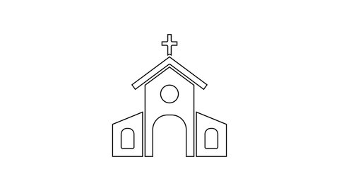 Church Icon Church Vector Stock Vector (Royalty Free) 753744925