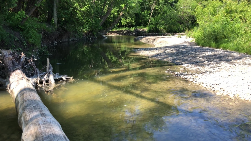 River on the park. Pickering Ontario