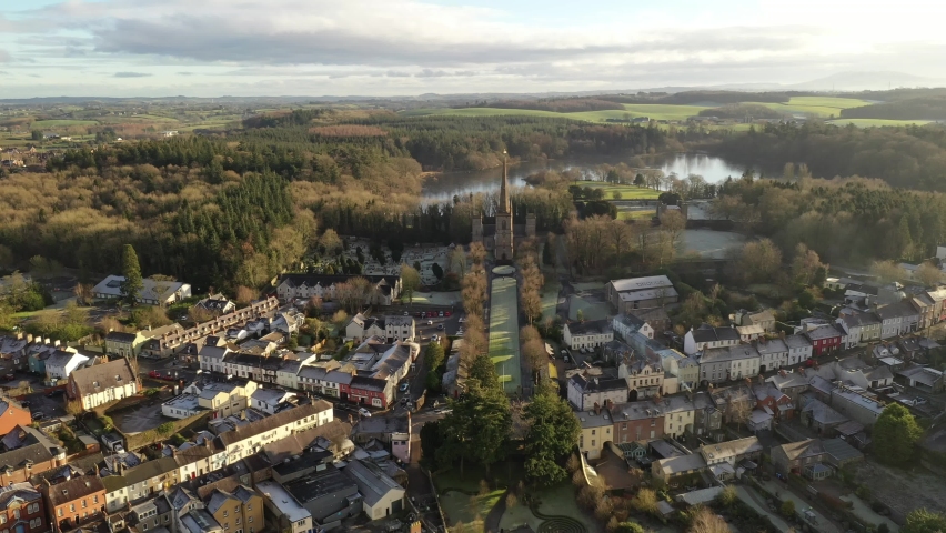 Hillsborough Town in Northern Ireland