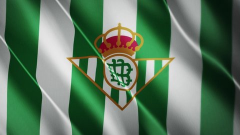 Real Betis Balompie, Real Betis Flag Waving Different Style With Stand Pole  Isolated, 3D Rendering 32064990 PNG