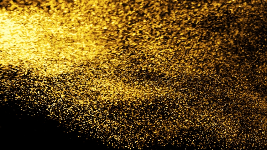Abstract motion background shining gold particles. Shimmering Glittering Particles With Bokeh. Popular, modern, christmas, new year, holliday, wedding background. Seamless 4K loop video animation. | Shutterstock HD Video #1067482346