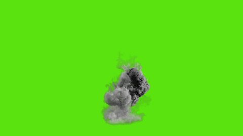 smoke , vapor , fog - realistic smoke cloud best for using in composition, 4k, use screen mode for blending, ice smoke cloud, fire smoke, ascending vapor steam over green screen background