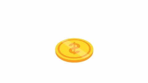 Gold coins. Spinning gold coin. Dollar spinning. Dollar coin spinning. Toosing a coin to flip on heads or tails quarter USD. Coins toss.4k.Flip of a coin. 