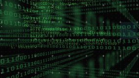 Animation of binary coding numbers changing over data processing in background. Digital interface global connection and communication concept digitally generated video. - Powered by Shutterstock - Get 15% off with code: PIKWIZARD15