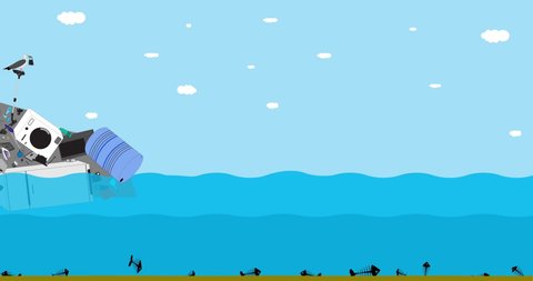 Cartoon Polluted Water Stock Video Footage 4k And Hd Video Clips Shutterstock