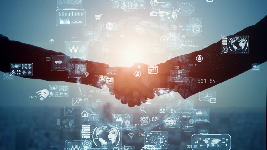 Business network concept. Teamwork. Partnership. Human resources. | Shutterstock HD Video #1067578544