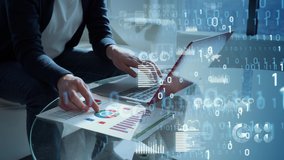 Digital transformation concept. Statistics of business. Finance chart. Financial planning. Data analysis.  - Powered by Shutterstock - Get 15% off with code: PIKWIZARD15