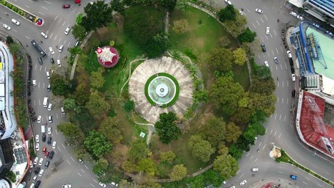 Fuente Osmena Circle is located in Cebu City Philippines. This drone footage is taken last January 2021.