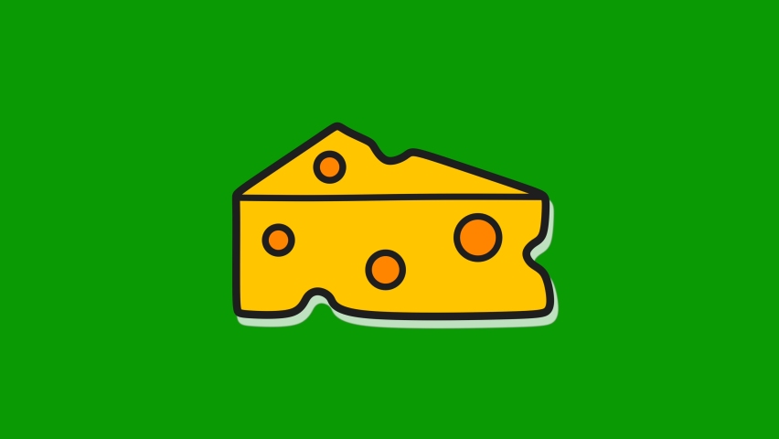 4K melting cheese simple animation.background. wallpaper