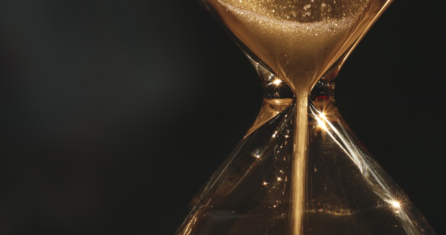 hourglass for about time of journey life concept with copy space. Royalty-Free Stock Footage #1067717630