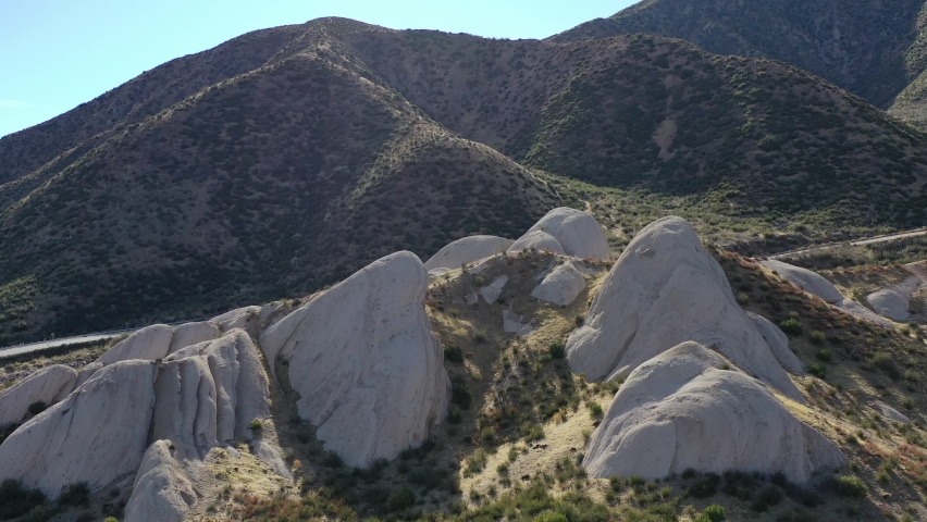 Hwy 138, Near 15 Fwy Victorville, CA, Rock formations in high desert