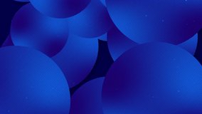 Beautiful blue circle shape abstract background. Cute dark blue circle shape concept.
