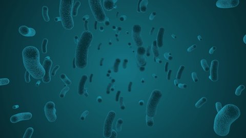 3D 4K Animation Of Bacteria Destroying.