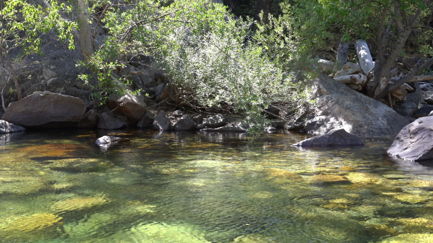 Kings Canyon National Park Roaring River Water Surface 3