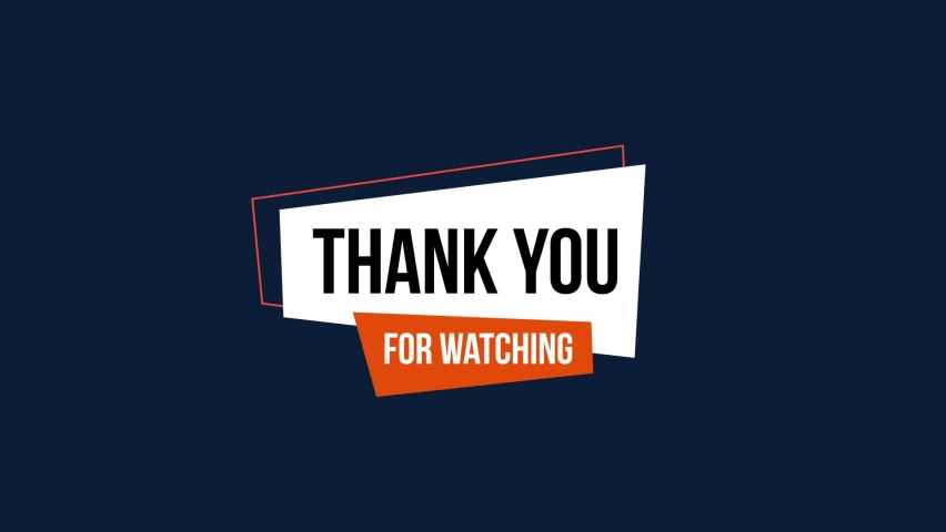 Thanks For Watching Intro And Stock Footage Video 100 Royalty Free Shutterstock