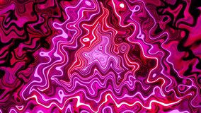 Abstract stylized pink red energy wave chaotic flow in fantasy style. 4K 3D seamless loop futuristic technology science animation. Fluid art. Abstract Sci-Fi modern turbulence lines waving concept. - Powered by Shutterstock - Get 15% off with code: PIKWIZARD15