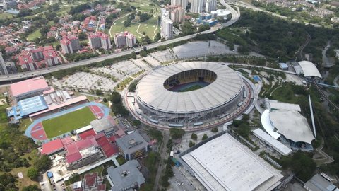 Top View Of Bukit Jalil Stock Footage Video 100 Royalty Free 1025248736 Shutterstock