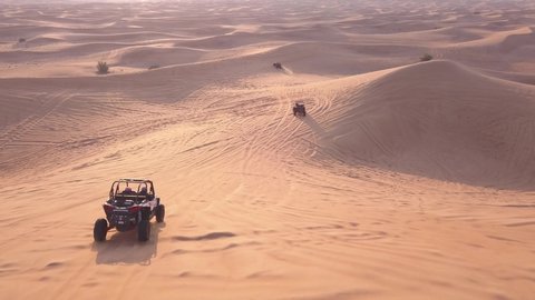 Dubai Desert Buggy Ride Sunset