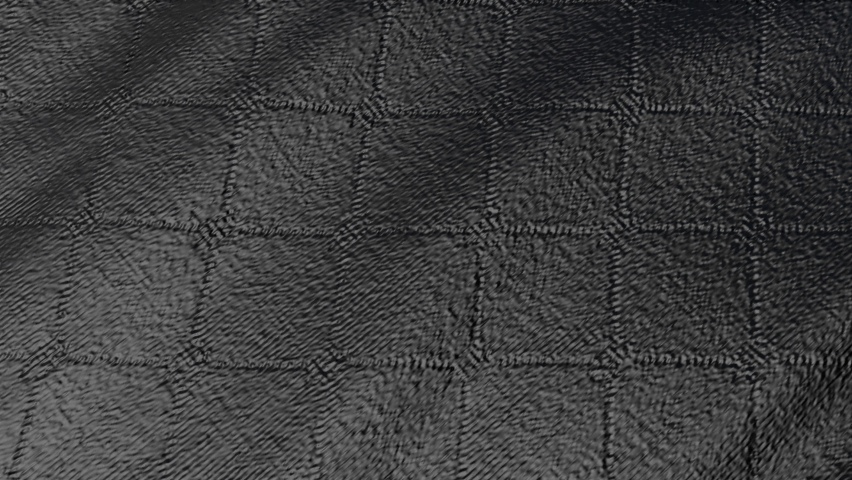 The black material is deformed by waves. abstract dark splash. 3d render | Shutterstock HD Video #1067915201