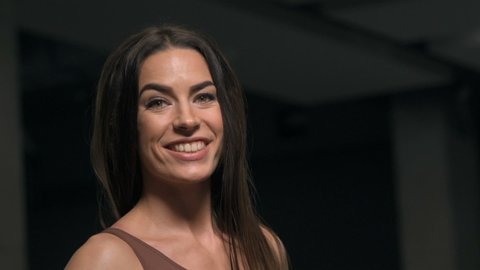 Naked female bodybuilder Stock Video Footage - 4K and HD Video Clips