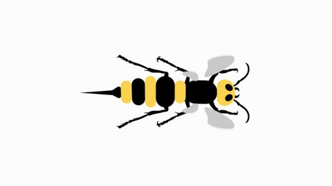 Realistic Cartoon Illustration Monarch Butterfly Isolated Stock Vector ...