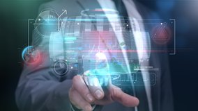 Array of stock market infographics in virtual space. - Powered by Shutterstock - Get 15% off with code: PIKWIZARD15