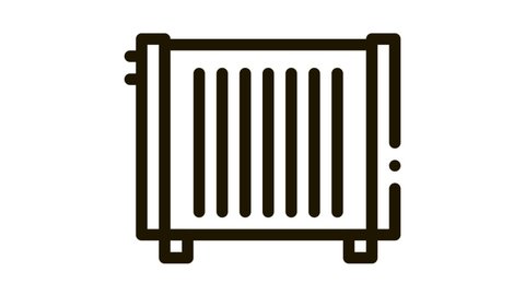Home Water Radiator Heating Equipment Animated Stock Footage Video (100 ...