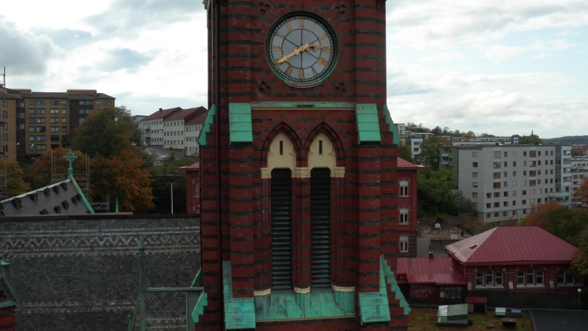 Aerial view of Gothenburg in Sweden
