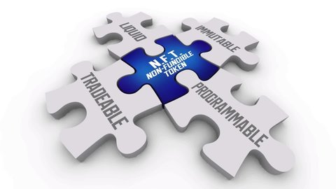 Automation Process Machine Learning Puzzle Pieces Stock Illustration ...