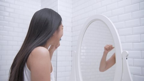 Daily Routine Concept 4k Resolution Asian Stock Footage Video (100% ...