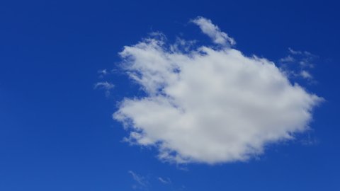 Blue sky fresh air white cloud