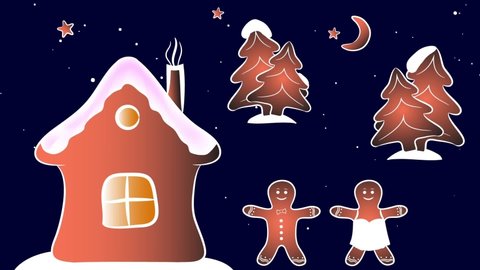 Animated Christmas Card With Animals Video De Stock 100 Libre De Droit Shutterstock