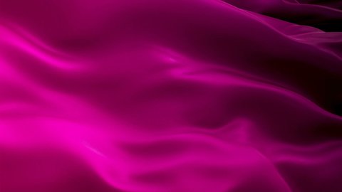 Pink clear waving flag. 3d light Pink flag waving. Colorful Pink seamless loop animation. light Pink HD resolution Background. Clear flag Closeup 1080p Full HD video layout, presentation 
