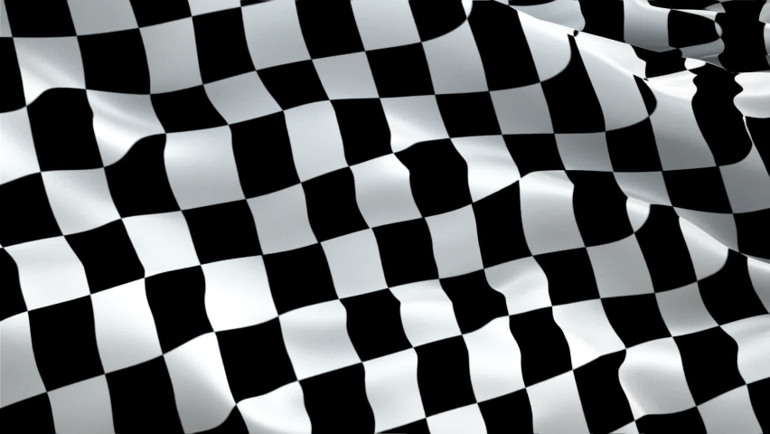 Finish Line Racing background. Racing Flag Start Race waving in wind video footage Full HD. Realistic HD Checkered Flag Looping Closeup 1080p Full HD 1920X1080.Chess Formula Black white Win Flag
 | Shutterstock HD Video #1068164852