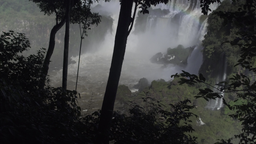 Waterfalls in the forest fron argentina