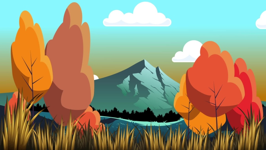 Autumn Season In The Mountains