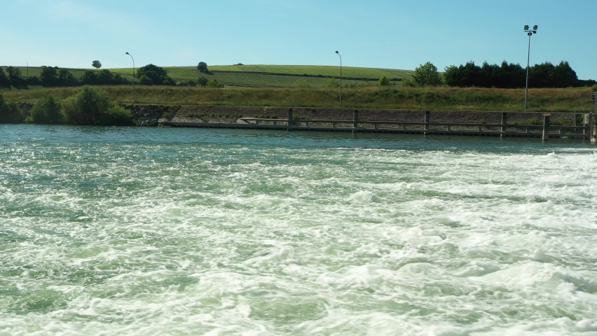 The Marne river in Champagne