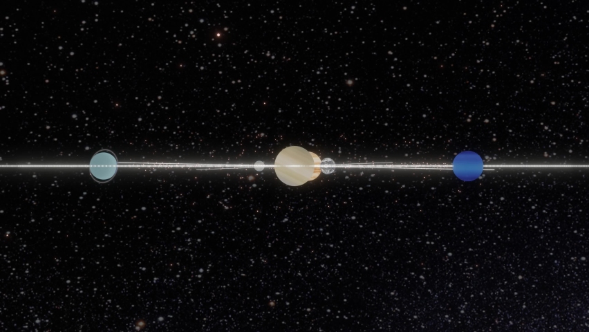 Solar system asteroid belt Stock Video Footage - 4K and HD Video Clips