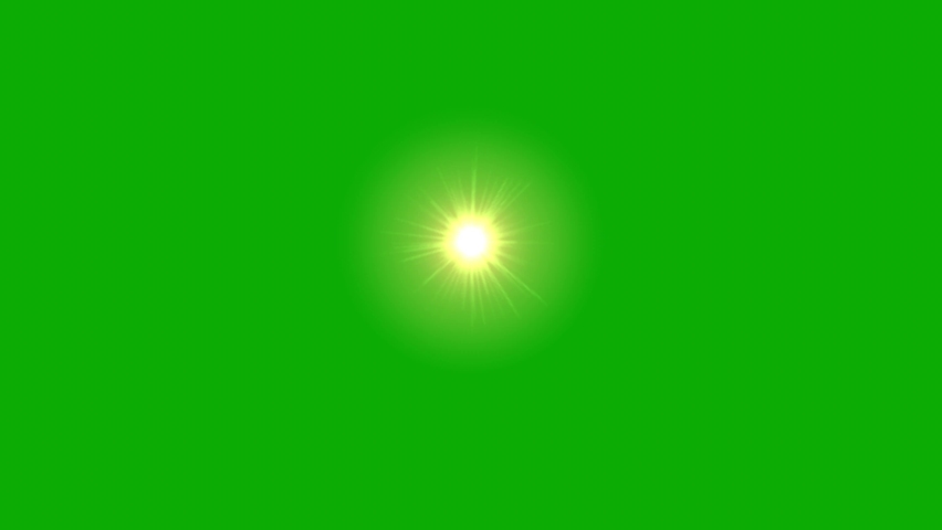 Glowing sun motion graphics with green screen background | Shutterstock HD Video #1068242528